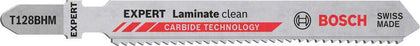 Bosch Professional Expert 'Laminate Clean' T128 BHM Stichsägeblatt, 3 Stück (2608900542)