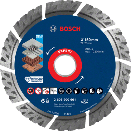 Bosch Professional DIA TS MultiMat 150x22.23x2.4x12 EXPERT (2608900661)