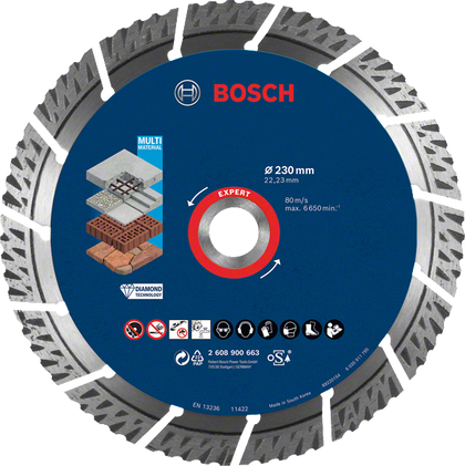 Bosch Professional DIA TS MultiMat 230x22.23x2.4x15 EXPERT (2608900663)