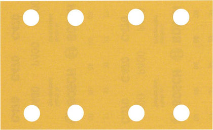 Bosch Professional Expert C470 Schleifpapier mit 8 Löchern für Schwingschleifer, 80 x 133 mm, G 400, 10-tlg. (2608900885)
