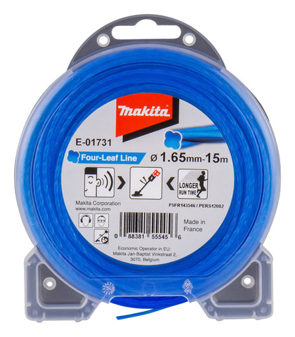 Makita Faden für Trimmer 1,65mm, Rolle 15m (E-01731)
