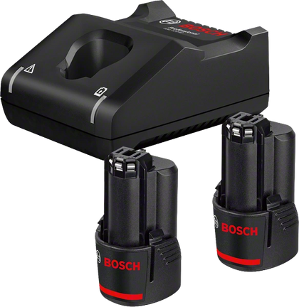 Bosch Professional Starter-Set GAL 12V-40 (2x2.0 Ah Akku) (1600A019R8)