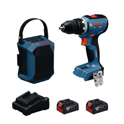 Bosch Professional GSR 18V-65 + GPB 18V-1 C (C) Combo-Kit (2x5,0Ah) (0615A500G5)