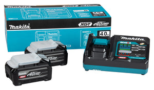 Makita Akku Power Source Kit XGT: 2x BL4040F + DC40RA (1916Y1-1)