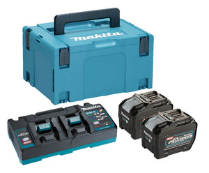 Makita 40V XGT Akku-Set 2xBL4080F+DC40RB (191Y97-1)