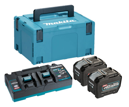 Makita 40V XGT Akku-Set 2xBL4080F+DC40RB (191Y97-1)