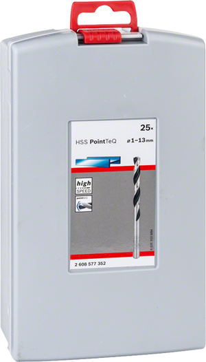 Bosch Professional Pro Box 25 tlg. Spiralbohrer-Set HSS PointTeQ, 1,0-13,0 (2608577352)