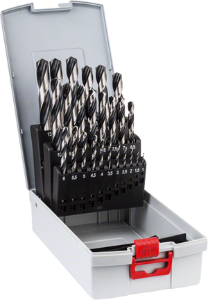 Bosch Professional Pro Box 25 tlg. Spiralbohrer-Set HSS PointTeQ, 1,0-13,0 (2608577352)