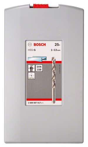 Bosch Professional Pro Box HSS-G 135°, 25 tlg. 1,0-13,0 mm (2608587017)