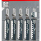Bosch Professional 5 Stichsägeblätter T 144 D (2608630040)