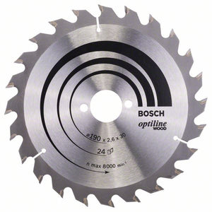 Bosch Professional Kreissägeblatt OP WO H 190x30-24 (2608640615)