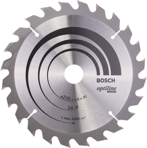 Bosch Professional Kreissägeblatt OP WO H 235x30-24 (2608640725)
