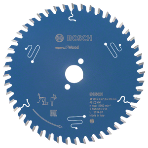 Bosch Professional Kreissägeblatt EX WO H 160x20-48 (2608644018)