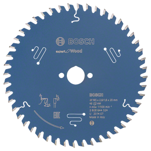 Bosch Professional Kreissägeblatt EX WO H 165x20-48 (2608644024)