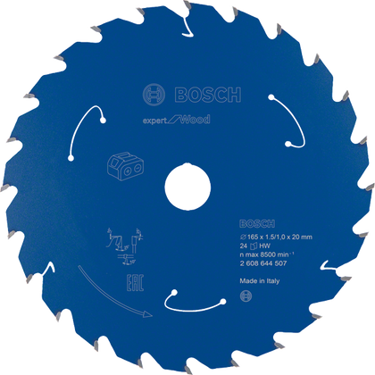 Bosch Professional Kreissägeblatt EX WO H 165x20x24 (2608644507)