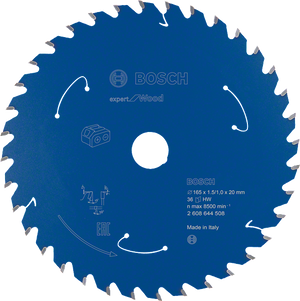 Bosch Professional Kreissägeblatt EX WO H 165x20x36 (2608644508)