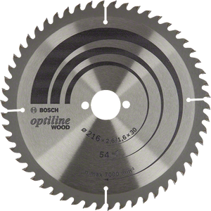 Bosch Professional Kreissägeblatt OP WO S 216x30-54 (2608838411)