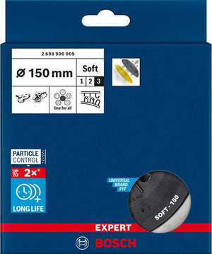 Bosch Professional Expert Multihole Stützteller für Bosch, 150 mm, Weich (2608900009)