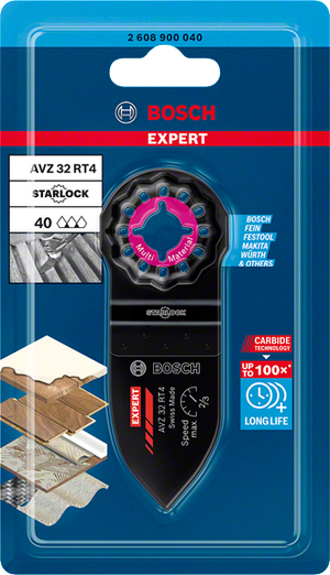 Bosch Professional Schleiffinger MultiMat AVZ32RT4 1St EXP (2608900040)