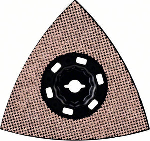 Bosch Professional Expert Sanding Plate MAVZ 116 RT10 Blatt für Multifunktionswerkzeuge, 116 mm (2608900051)