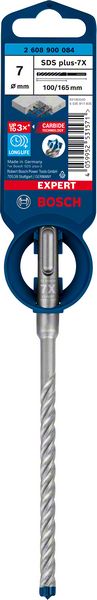 Bosch Professional Expert SDS plus-7X Hammerbohrer, 7 x 100 x 165 mm (2608900084)