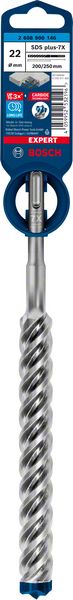 Bosch Professional Expert SDS plus-7X Hammerbohrer, 22 x 200 x 250 mm (2608900146)
