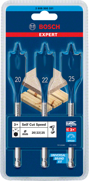 Bosch Professional SELFCUT Bo. 3tlg. Set 20/22/25mm EXPERT (2608900331)
