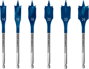 Bosch Professional SELFCUT FlachfrÃ¤sbohrer 6tlg.14-24mm EXP (2608900332)