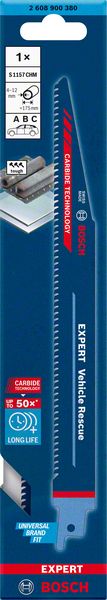 Bosch Professional Expert 'Vehicle Rescue' S 1157 CHM Säbelsägeblatt, 1 Stück (2608900380)