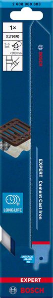 Bosch Professional Expert 'Cement Cast Iron' S 1750 RD Säbelsägeblatt, 1 Stück (2608900383)