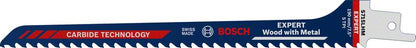 Bosch Professional Expert 'Wood with Metal' S 715 LHM Säbelsägeblatt, 1 Stück (2608900384)