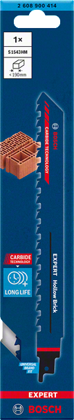 Bosch Professional Säbelsägeblatt S1543HM 1St EXPERT (2608900414)