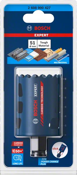 Bosch Professional Expert Tough Material Lochsäge, 51 x 60 mm (2608900427)
