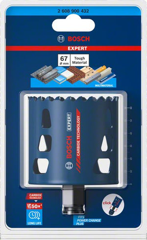 Bosch Professional Expert Tough Material Lochsäge, 67 x 60 mm (2608900432)