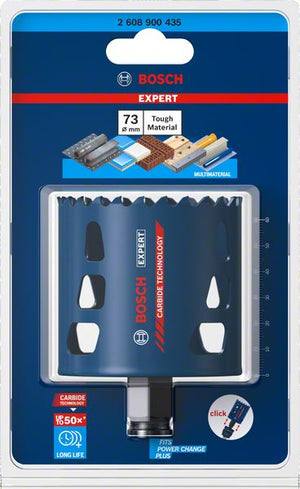 Bosch Professional Expert Tough Material Lochsäge, 73 x 60 mm (2608900435)