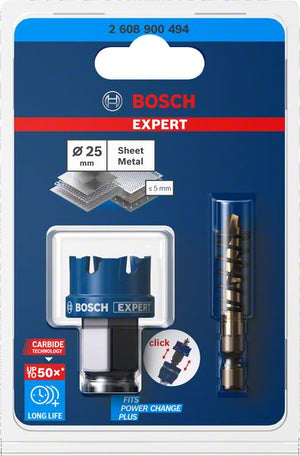 Bosch Professional Expert Sheet Metal Lochsäge, 25 x 40 mm (2608900494)