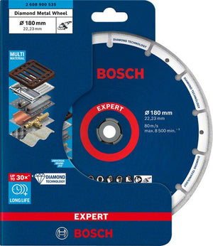 Bosch Professional Expert Diamond Metal Wheel Trennscheibe, 180 x 22,23 mm (2608900535)