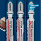 Bosch Professional Expert 'Laminate Clean' T128 BHM Stichsägeblatt, 3 Stück (2608900542)