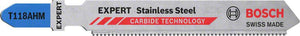 Bosch Professional Expert 'Stainless Steel' T 118 AHM Stichsägeblatt, 3 Stück (2608900561)