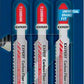 Bosch Professional Expert 'Carbon Fiber Clean' T 108 BHM Stichsägeblatt, 3 Stück (2608900565)