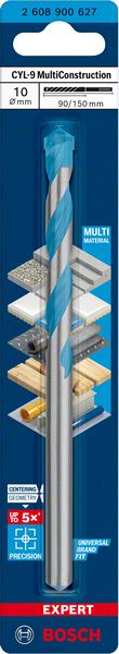 Bosch Professional Expert CYL-9 MultiConstruction Bohrer, 10 x 90 x 150 mm, d 10 mm (2608900627)
