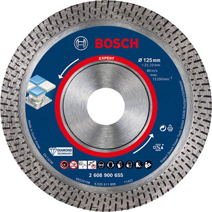 Bosch Professional DIA TS HardCeramic 125x22.23x1.4x10 EXP (2608900655)