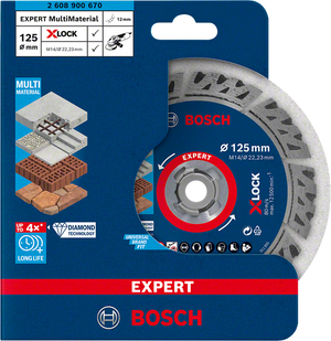 Bosch Professional X-LOCK DIA TS Multi 125x22,23x2,4x12 EXP (2608900670)