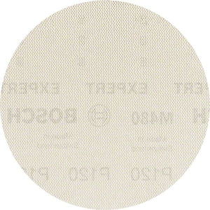 Bosch Professional Expert M480 Schleifnetz für Exzenterschleifer, 125 mm, G 120, 5 Stück (2608900673)