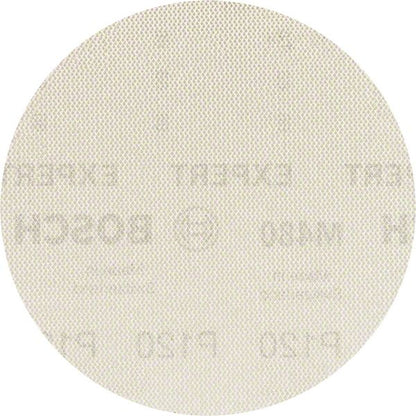 Bosch Professional Expert M480 Schleifnetz für Exzenterschleifer, 125 mm, G 120, 5 Stück (2608900673)