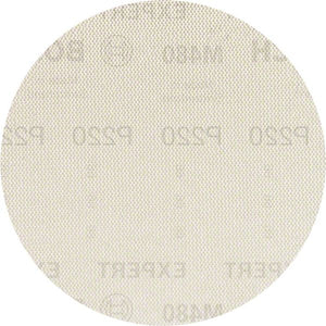 Bosch Professional Expert M480 Schleifnetz für Exzenterschleifer, 125 mm, G 220, 5 Stück (2608900676)