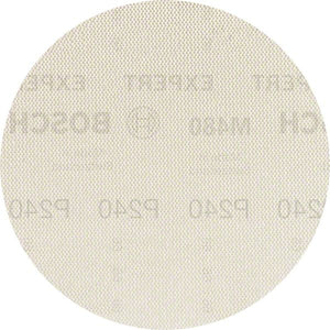Bosch Professional Expert M480 Schleifnetz für Exzenterschleifer, 125 mm, G 240, 5 Stück (2608900677)