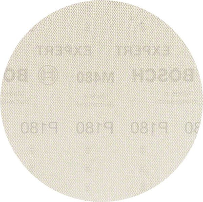 Bosch Professional Expert M480 Schleifnetz für Exzenterschleifer, 150 mm, G 180, 5 Stück (2608900693)