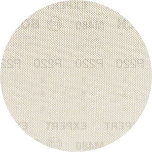 Bosch Professional Expert M480 Schleifnetz für Exzenterschleifer, 150 mm, G 220, 5 Stück (2608900694)
