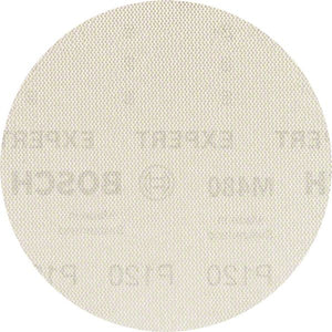 Bosch Professional Expert M480 Schleifnetz für Exzenterschleifer, 150 mm, G 120, 50 Stück (2608900700)